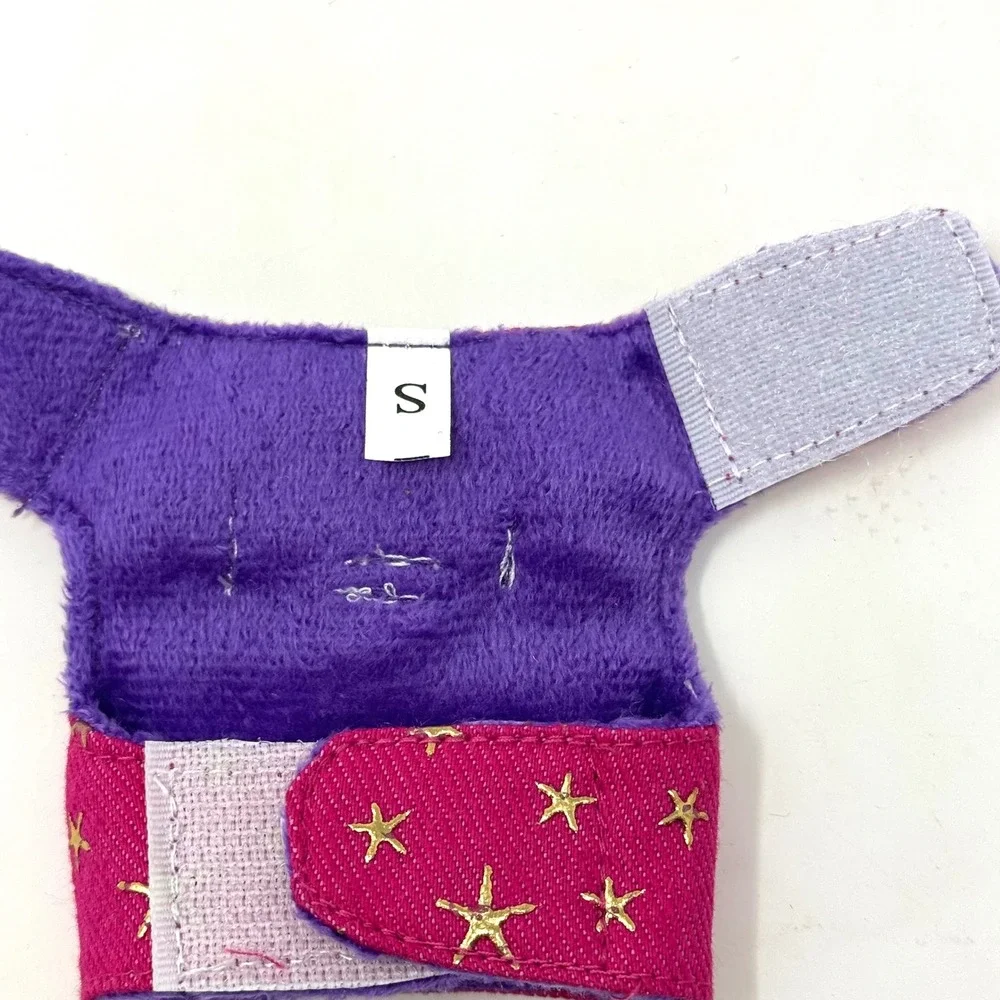 Dog Pet Harness Star Gingham Bow Pink Extra Small Cute Accessory